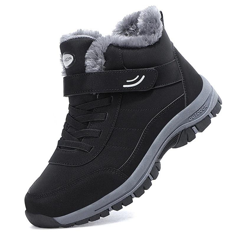 Leichte Damen-Schneestiefel mit Fell