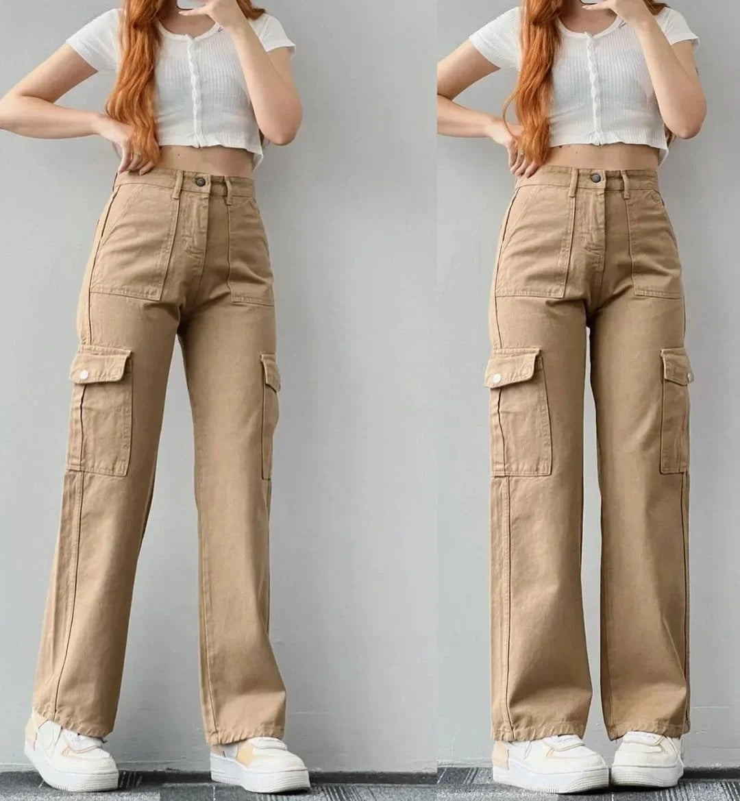 Multi Pocket Cargohose für Damen