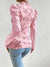 Damen Satin Top Festlich Blumenmuster Elegantes Oberteil-6