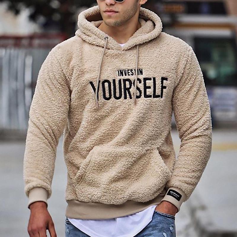 Variant image for Herren Kapuzenpullover Oversized Baumwolle Casual Zip Hoodie-9