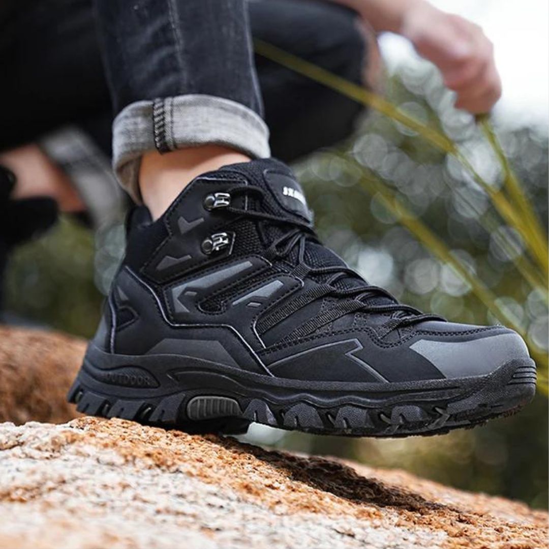 Herren Trekkingschuhe Wasserdicht mit Verbesserter Sohle für Outdoor-Aktivitäten 2