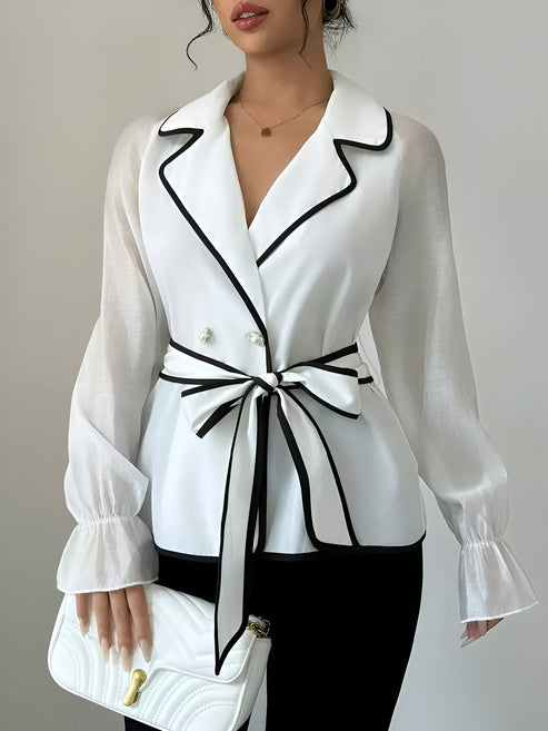 Damen Kleid Elegantes Design aus Baumwolle für Hochzeitsgast und Abendveranstaltungen-6