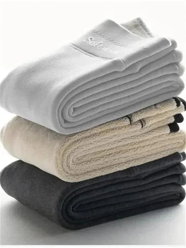 Damen Thermo Leggings Fleece Innenfutter Bequem Figurformend 3