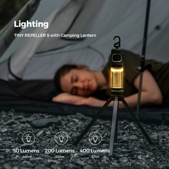 2-in-1 Mückenschutz und Campinglampe für Outdoor-Aktivitäten 5