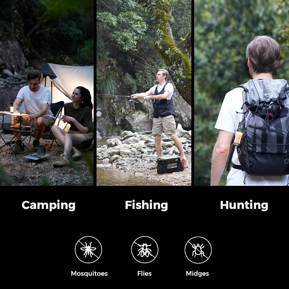 2-in-1 Mückenschutz und Campinglampe für Outdoor-Aktivitäten 7