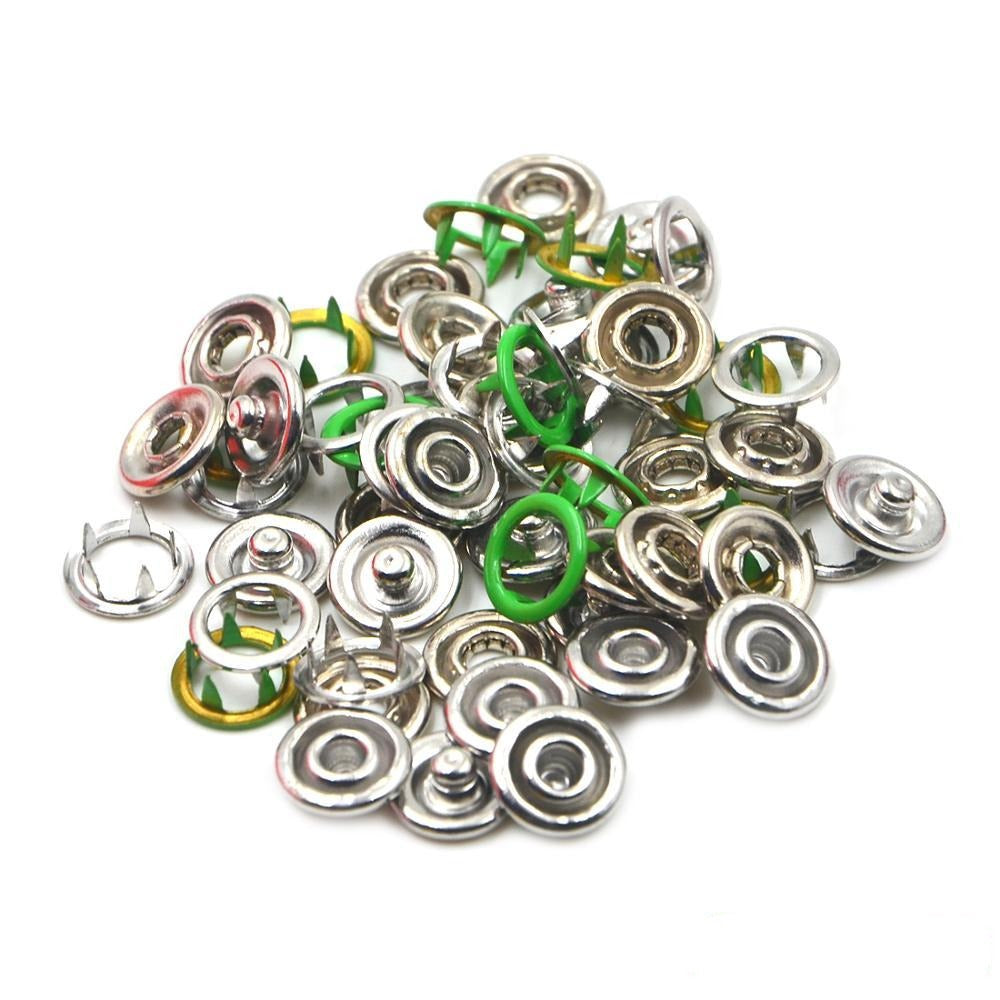 20 Stück 9,5 mm offene Druckknöpfe