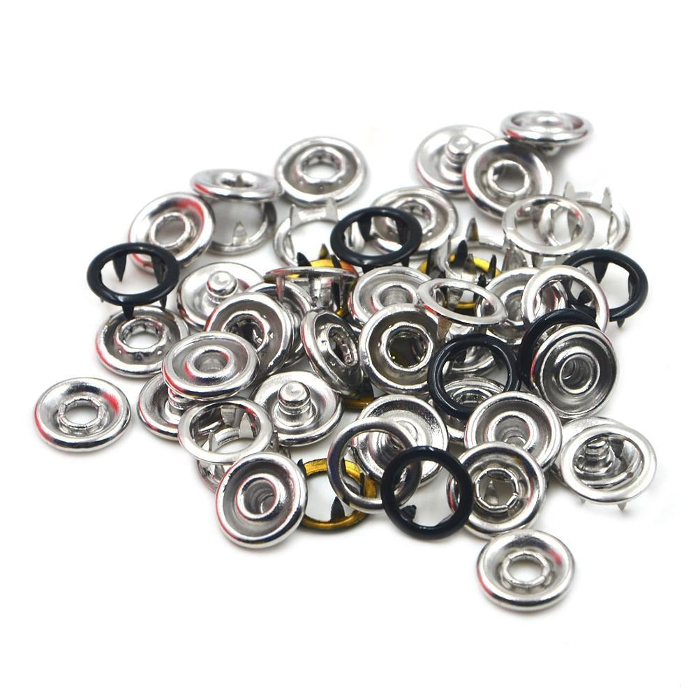 20 Stück 9,5 mm offene Druckknöpfe