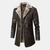 Variant image for Herren Mantel Lang Leder Stilvoll Warm für Winter-9