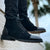 Variant image for Herrenstiefel Elegantes Design Leder Schwarz Braun Winter-1