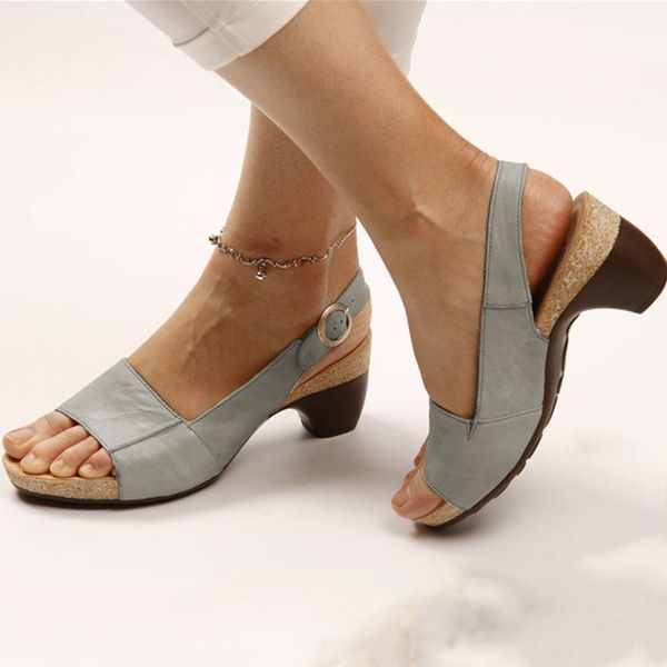 Damen Sandalen Orthopädisch Ergonomische Synthetik mit Sicherem Halt-1