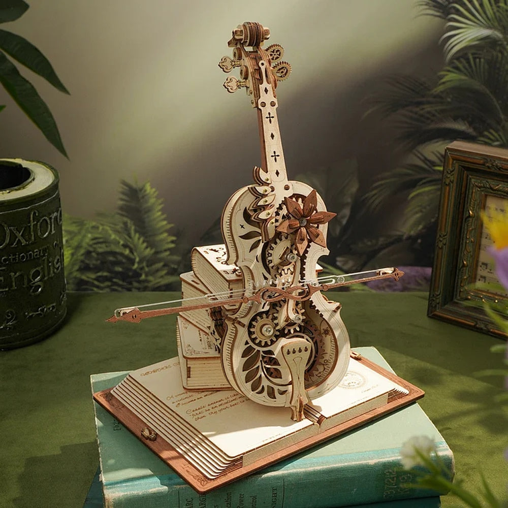 3D Puzzle Cello Für Erwachsene - Herausfordernde Montage Und Kreatives Design 2