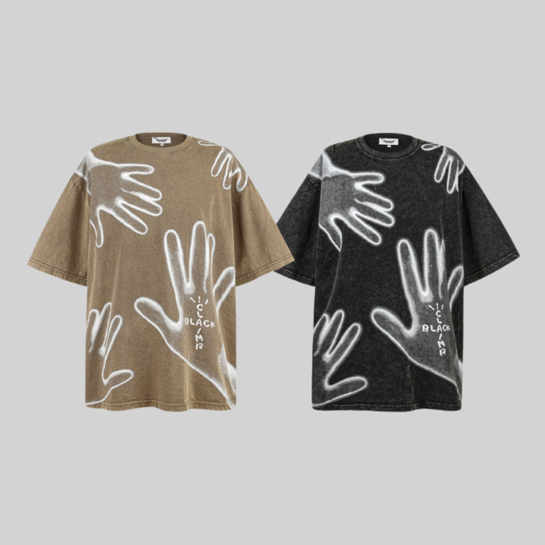 Männer Overshirt Grafisches Design Übergröße 100% Baumwolle 5