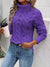 Variant image for Damen Pullover Rollkragen Zopfmuster Baumwolle für Wärme und Komfort-1
