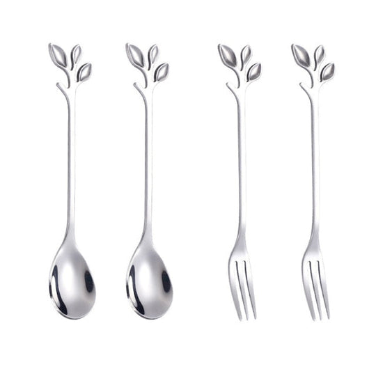 4-teiliges Besteck Set für Obst und Gemüse mit Kreativem Design 0