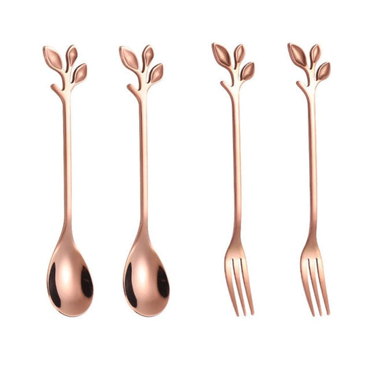 4-teiliges Besteck Set für Obst und Gemüse mit Kreativem Design 7