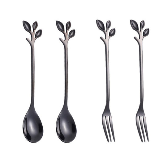 4-teiliges Besteck Set für Obst und Gemüse mit Kreativem Design 8