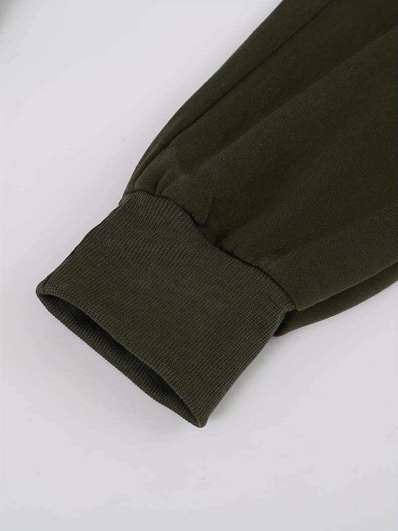 Herren Hose Lässig Locker Sitzend Baumwolle mit Kordelzug-6