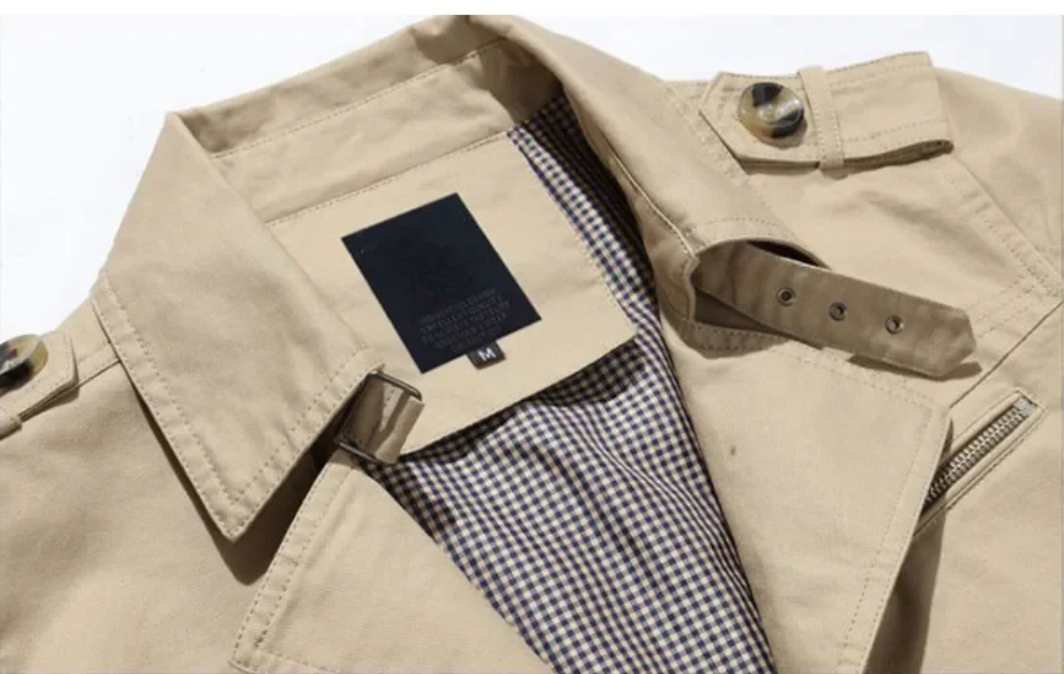 Windjacke für Herren Trenchcoat