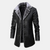 Variant image for Herren Mantel Lang Leder Stilvoll Warm für Winter-1