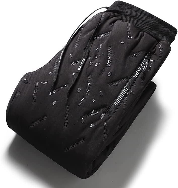 Variant image for Herren Winterhose Schwarz Wasserabweisend Polyester Gefüttert für Outdoor-Aktivitäten-1