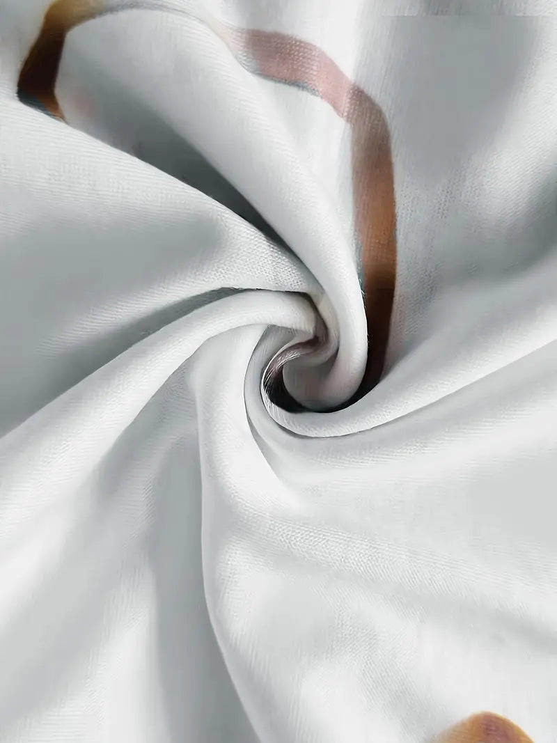 Damen T-Shirt mit Schrägem Herzdruck Baumwolle - Bequeme Oberteile für Freizeit und Alltag-4