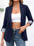 Variant image for Damen Blazer Lässig Offene Silhouette Hochwertiger Stoff-29