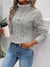 Variant image for Damen Pullover Rollkragen Zopfmuster Baumwolle für Wärme und Komfort-33