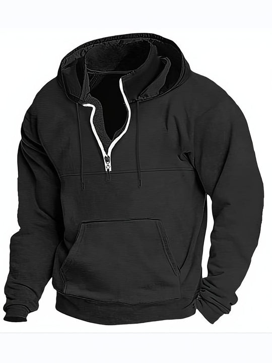 Variant image for Herren Kapuzenpullover Lässig Baumwolle mit Kängurutasche-29