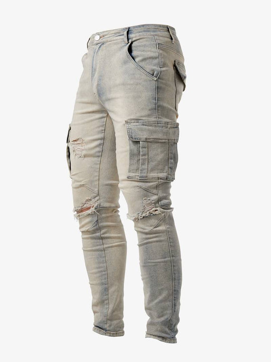 Variant image for Herren Cargohosen Slim-Fit Baumwollmischung - Modernes Design mit Praktischen Taschen-12