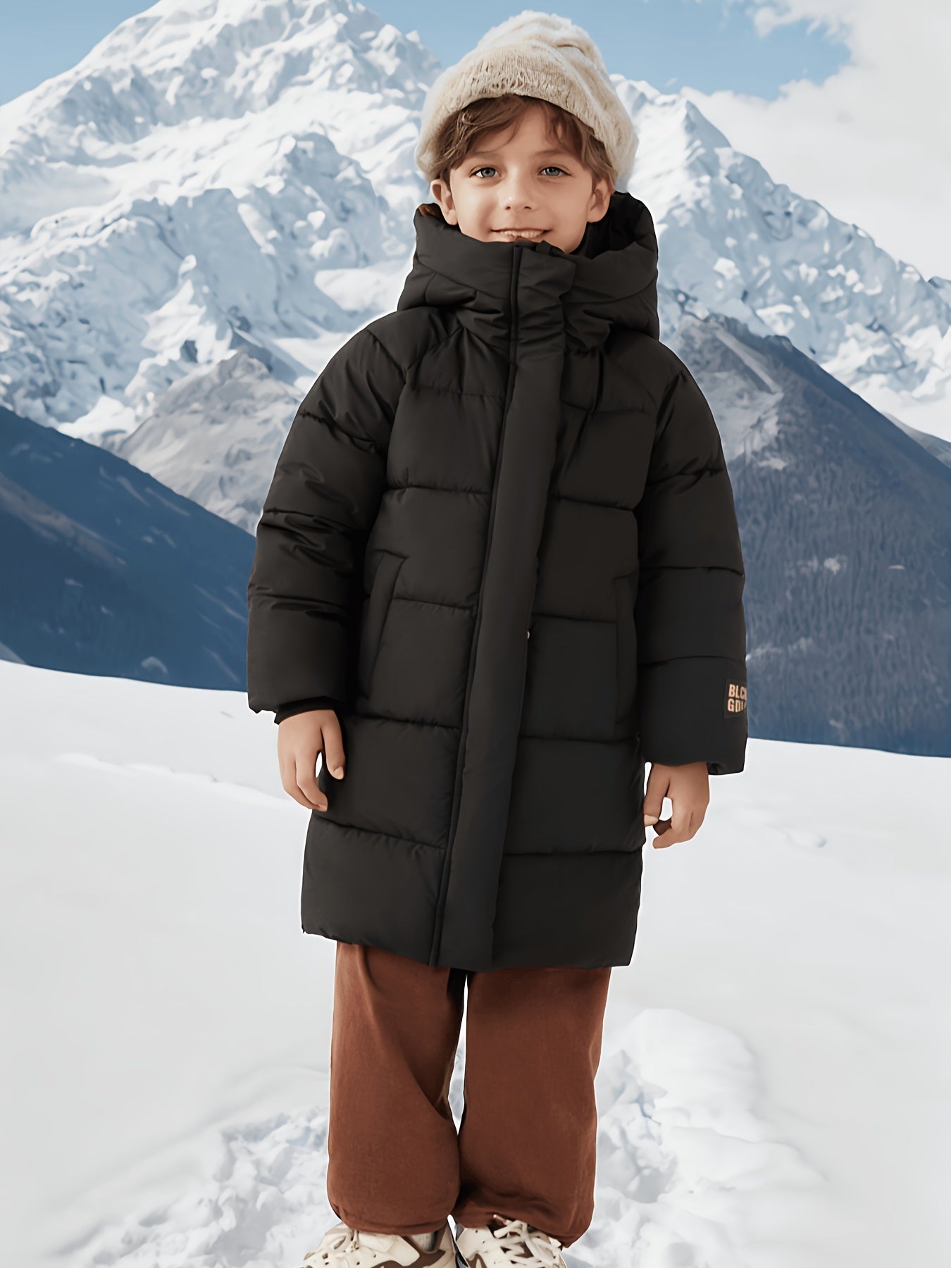 Jungenjacke 116 Halblang Mit Reißverschluss Modernes Design Atmungsaktiv 5