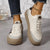 Damen Sneakers Modern Bequem Atmungsaktives Obermaterial-6