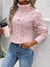 Variant image for Damen Pullover Rollkragen Zopfmuster Baumwolle für Wärme und Komfort-9