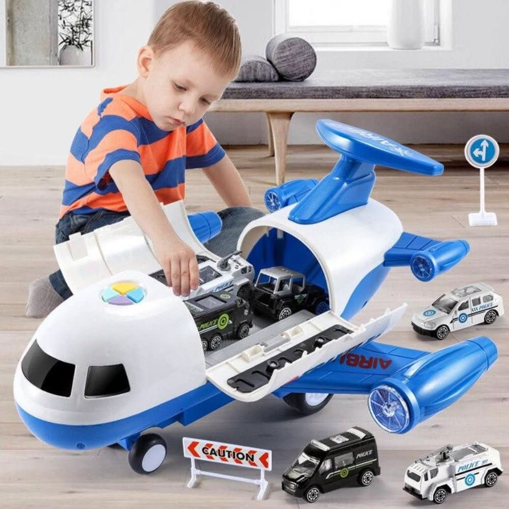 Abenteuer-AirPlay-Set für Kinder mit Flugzeug und Fahrzeugen 3
