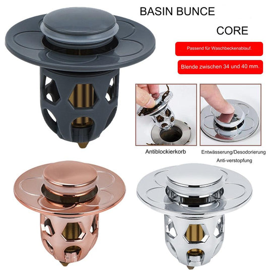 Abflussfilter für Waschbecken und Badewanne mit Universeller Passform 1