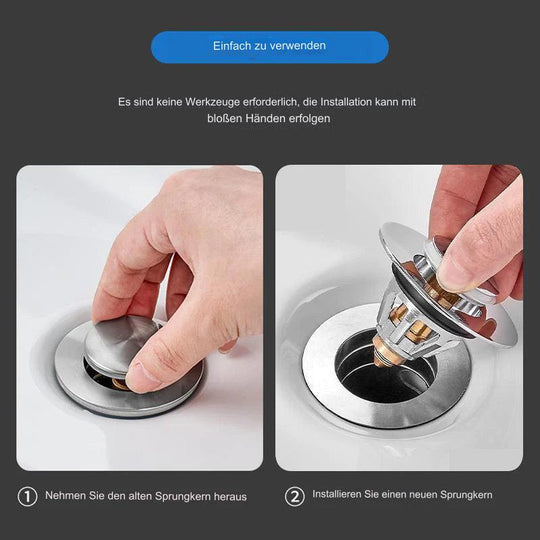 Abflussfilter für Waschbecken und Badewanne mit Universeller Passform 5