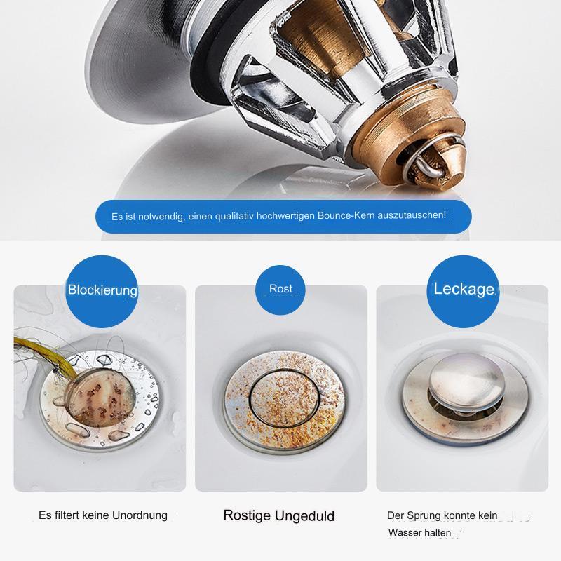 Abflussfilter für Waschbecken und Badewanne mit Universeller Passform 7