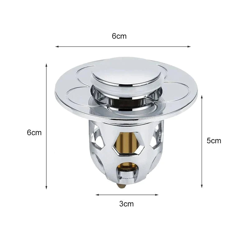 Abflussfilter für Waschbecken und Badewanne mit Universeller Passform 8