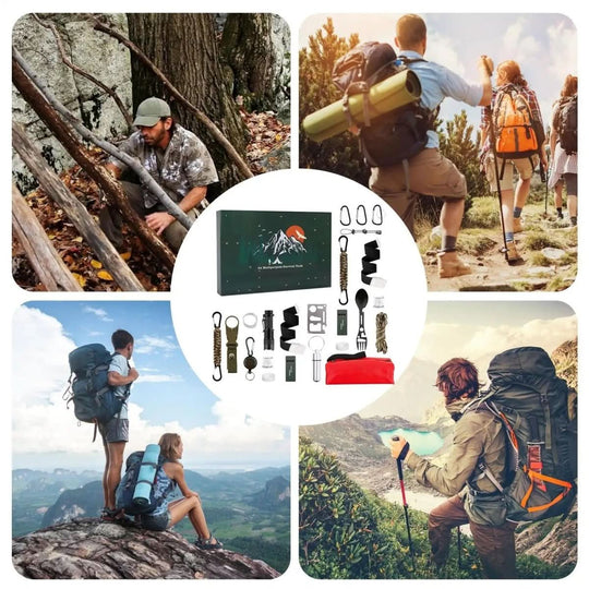 Adventskalender für Männer mit 24 Outdoor-Tools 4