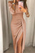 Damen Abendkleid Off-Shoulder Lang Hochwertiger Stoff für Hochzeitsgäste-1