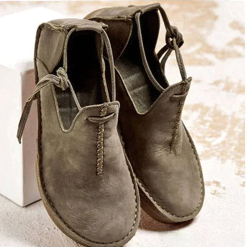 Variant image for Damen Lederschuhe Zeitloser Stil Komfort Atmungsaktiv Rutschfeste Sohle-5