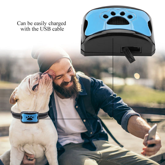 Anti-Bell-Halsband für Hunde mit Vibration und Ultraschall 3