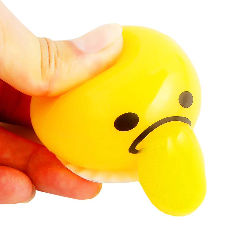 Antistressball Eigelb Design für Entspannung und Spaß im Büro oder Zuhause 0