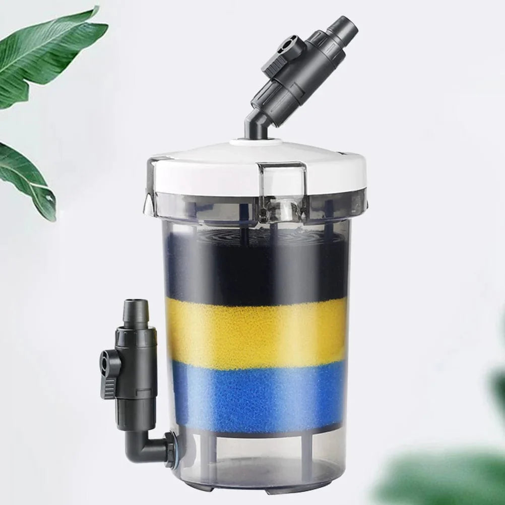 Aquariumfilter Zylinderfilter für Aquarien und Gartenbrunnen 4