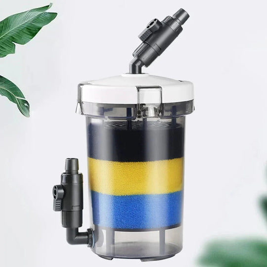 Aquariumfilter Zylinderfilter für Aquarien und Gartenbrunnen 4