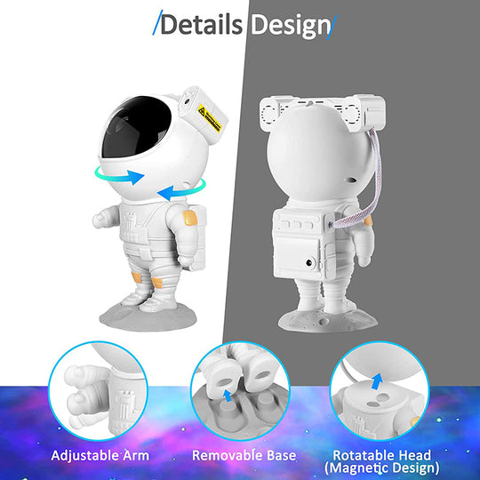 Astronautenlampe LED-Projektor Mit 360° Drehbarem Kopf 5