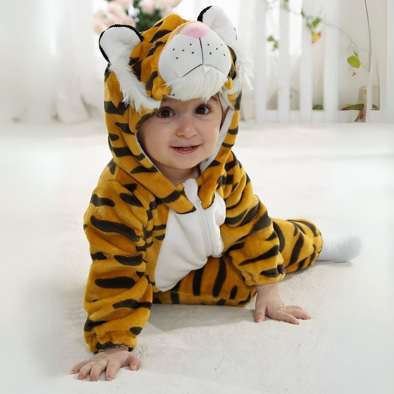 Baby Overall Winter Tierdesign mit Reißverschluss für kalte Tage 6