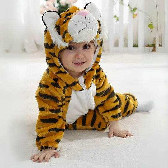Baby Overall Winter Tierdesign mit Reißverschluss für kalte Tage 6