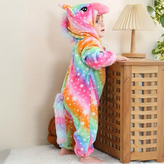 Baby Overall Winter Tierdesign mit Reißverschluss für kalte Tage 8