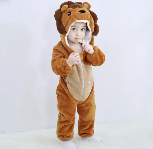 Baby Strampler Tierdesign für Jungen und Mädchen 17