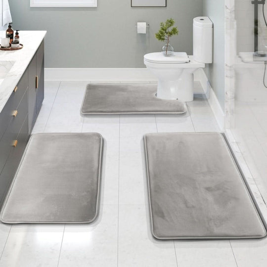 Badezimmer Badematten Set für Komfort und Stil 0